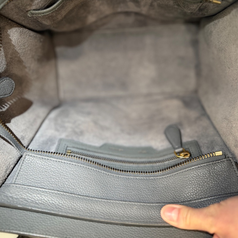 Celine Micro Luggage Bag Grey/Silver - Picture 7 of 16